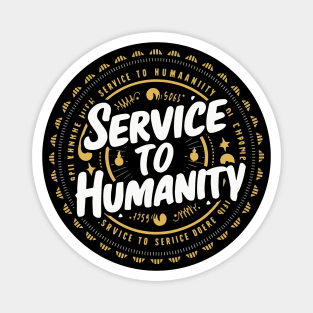 Arise and Render Service to Humanity - Baha'i Faith Magnet